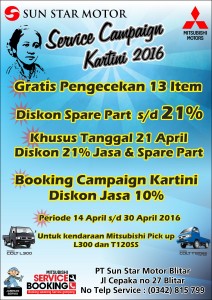 Flyer Service Kartini 2016 BLITAR