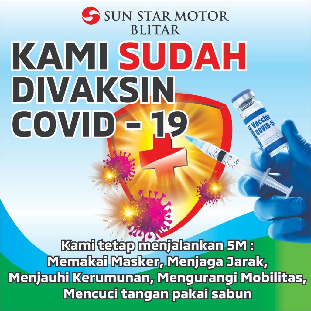 KARYAWAN PT SUN STAR MOTOR BLITAR SUDAH DIVAKSIN