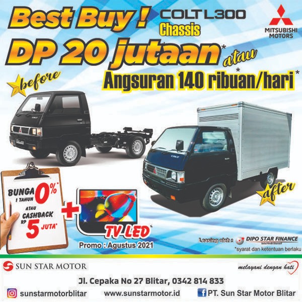 PROMO L300 CHASSIS PERIODE BULAN AGUSTUS 2021