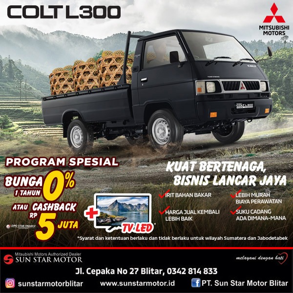 PROMO PEMBELIAN MITSUBISHI L300 DI PT SUN STAR MOTOR BLITAR