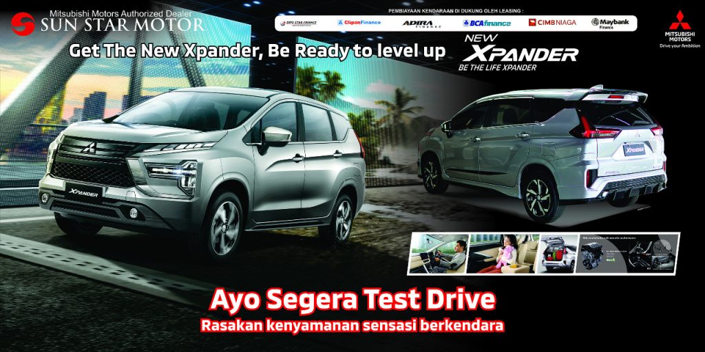 SEGERA HADIR MOBIL TESTDRIVE NEW XPANDER DI DEALER MITSUBISHI PT. SUN STAR MOTOR BLITAR