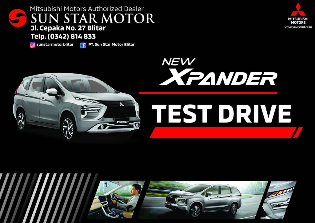 TESTDRIVE NEW XPANDER DI PT. SUN STAR MOTOR BLITAR DAN DAPATKAN SOUVENIR MENARIK