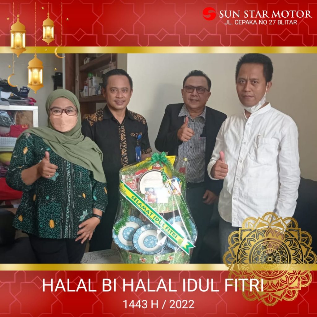 VISIT KONSUMEN & HALAL BIHALAL IDUL FITRI 1443H PT. SUN STAR MOTOR BLITAR