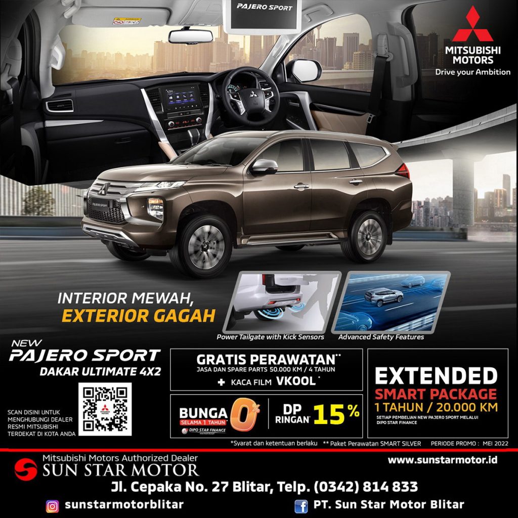 NEW PAJERO SPORT DAKAR ULTIMATE 4X2 : INTERIOR MEWAH, EXTERIOR GAGAH