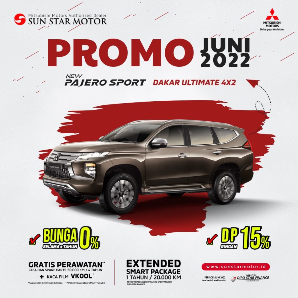 PROMO NEW PAJERO SPORT DAKAR ULTIMATE 4X2 PT. SUN STAR MOTOR BLITAR