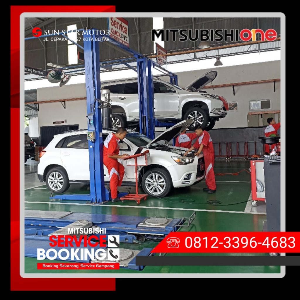 YUUUKKK… !! SERVICE MOBIL MITSUBISHI DI BENGKEL PT. SUN STAR MOTOR BLITAR