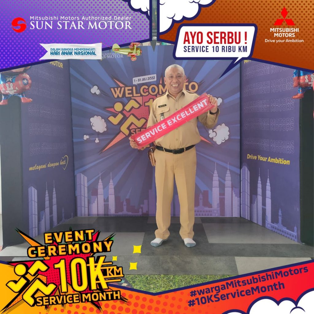 AYOOO SERBUUUU…!! SERVICE 10 RIBU KM DI BENGKEL MITSUBISHI PT. SUN STAR MOTOR BLITAR