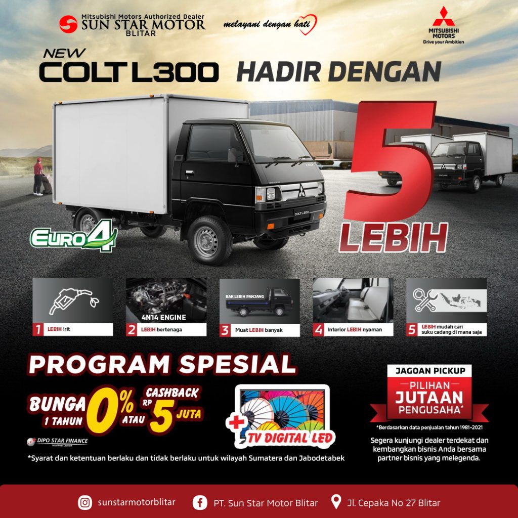 BANYAK PROMO BELI NEW COLT L300 DI BULAN AGUSTUS 2022