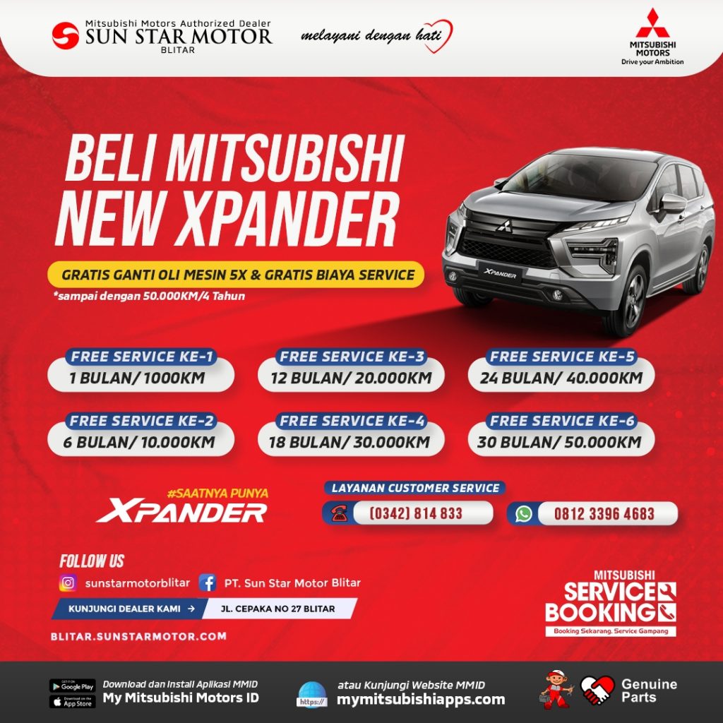 BELI MITSUBISHI XPANDER BANYAK GRATISNYA