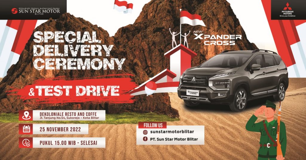 SPECIAL DELIVERY DAN TESTDRIVE NEW XPANDER CROSS PT. SUN STAR MOTOR BLITAR