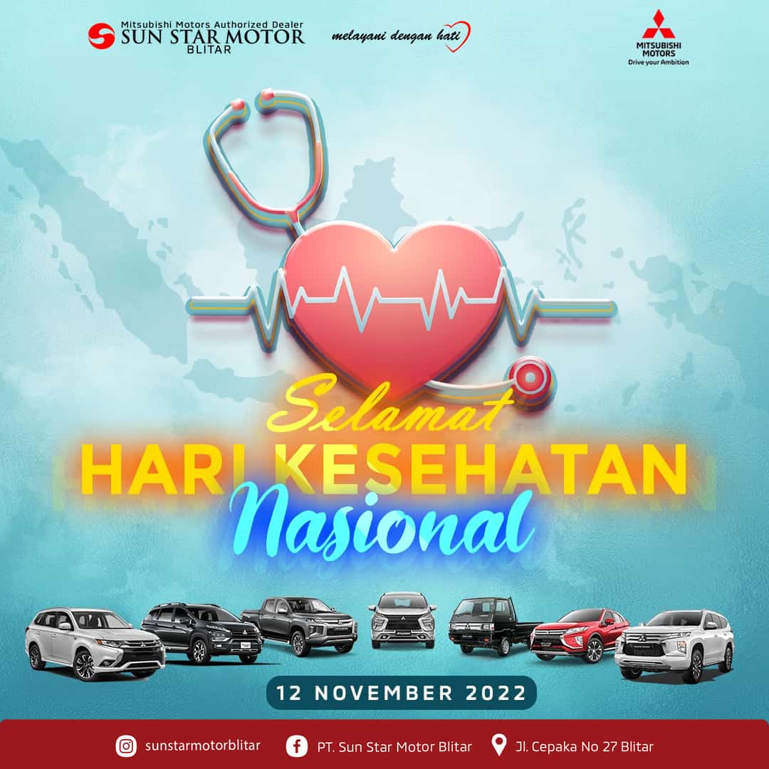 Selamat Hari Kesehatan Nasional 12 November 2022 Pt Sun Star Motor Blitar 6448