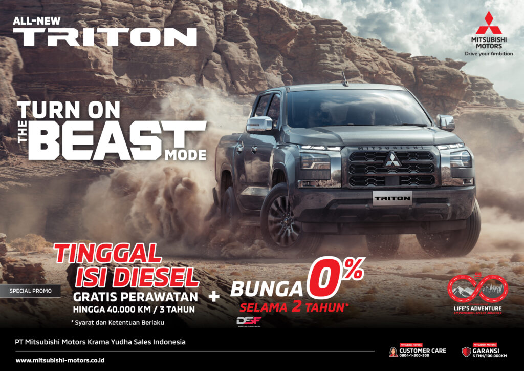 MITSUBISHI ALL NEW TRITON YANG GAGAH