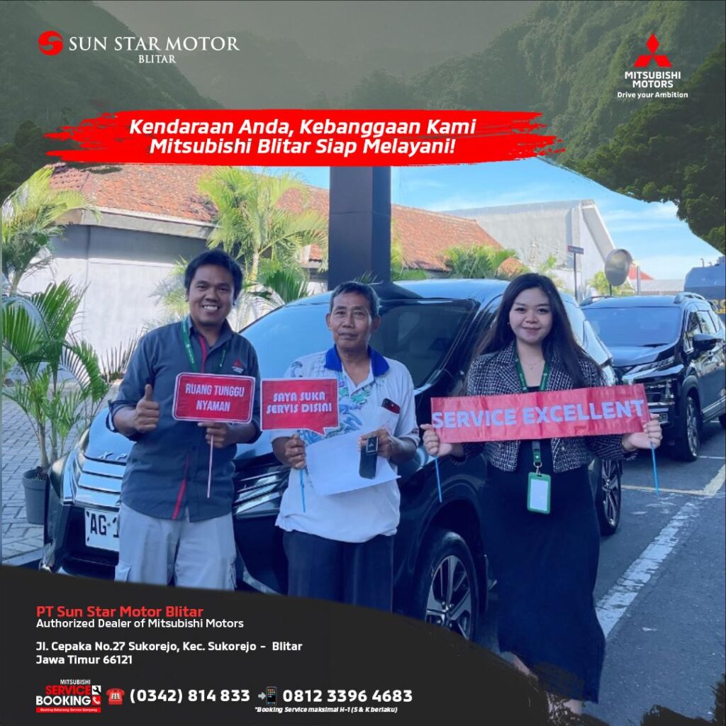 PENYERAHAN KENDARAAN SETELAH SERVICE PT SUN STAR MOTOR BLITAR