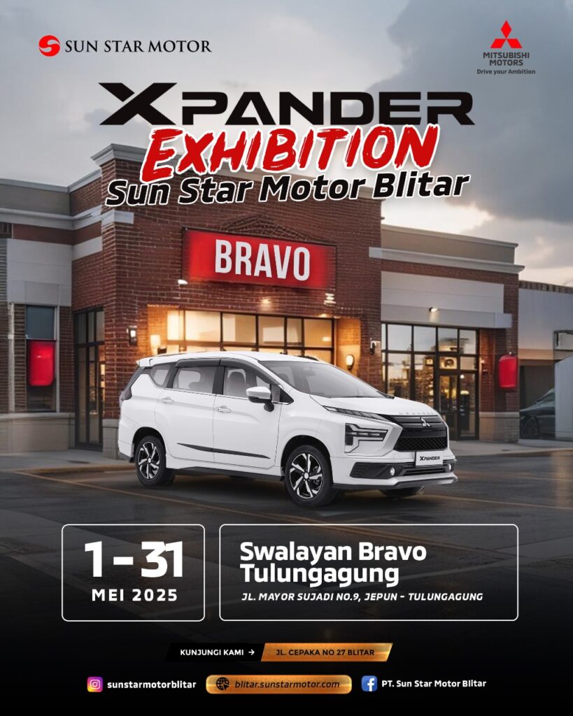 PAMERAN MITSUBISHI XPANDER DI SWALAYAN BRAVO TULUNGAGUNG