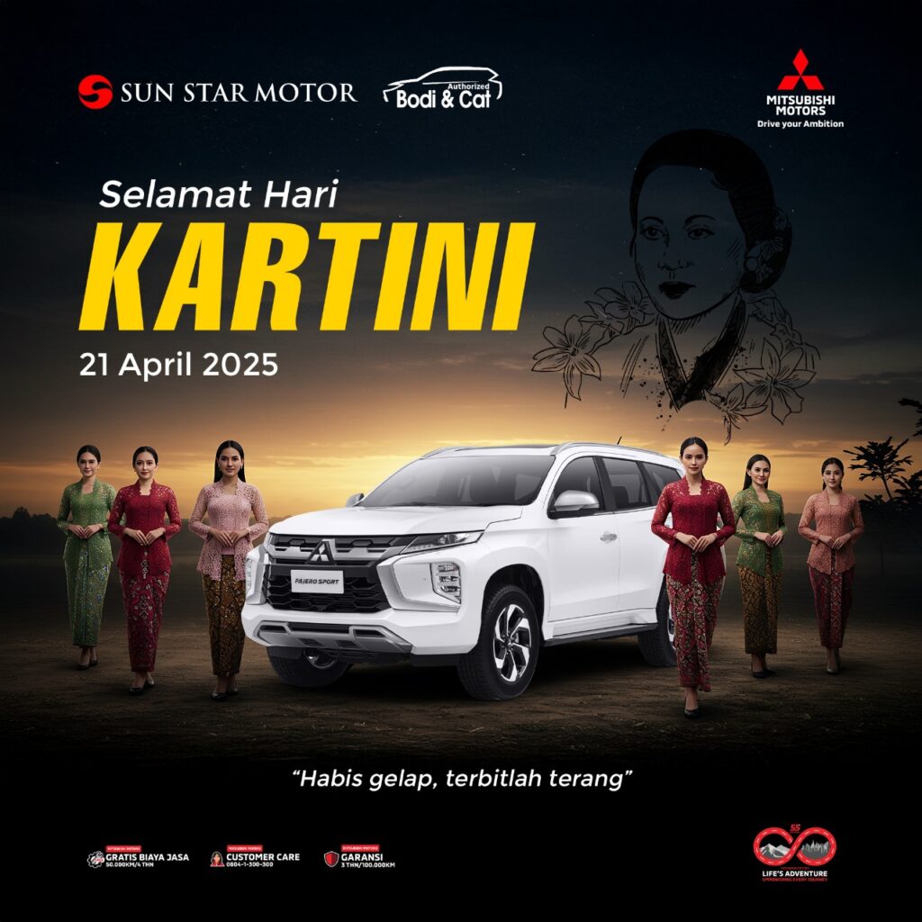 SELAMAT HARI KARTINI 21 APRIL 2025 DARI PT SUN STAR MOTOR BLITAR