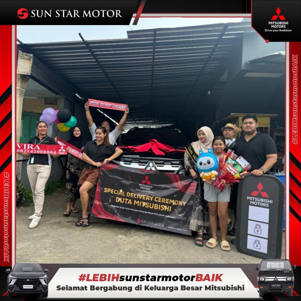 PENYERAHAN KENDARAAN TERPADU MITSUBISHI