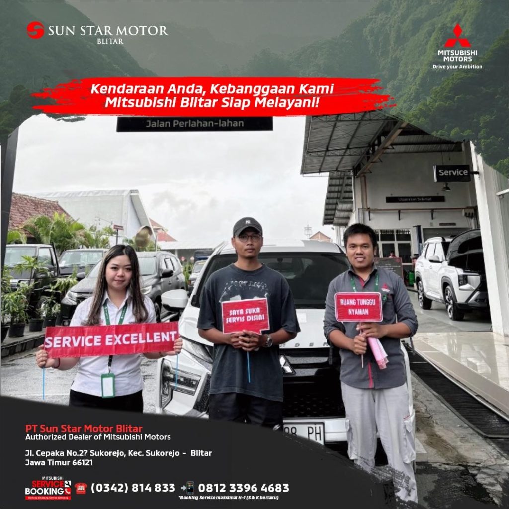 PENYERAHAN KENDARAAN SETELAH SERVICE DI PT SUN STAR MOTOR BLITAR
