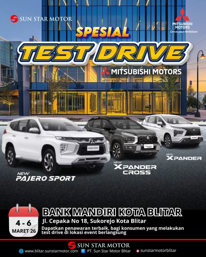 EVENT TEST DRIVE MITSUBISHI DI BANK MANDIRI BLITAR