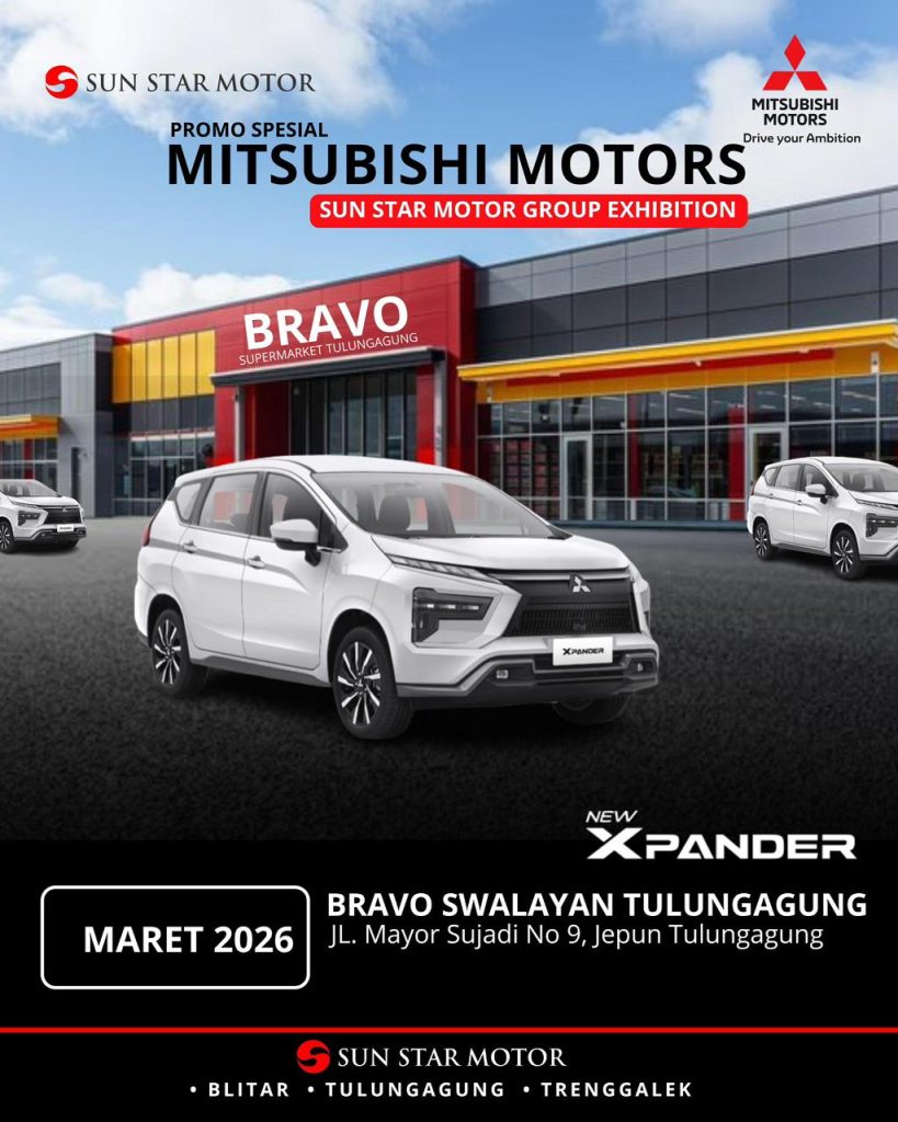 PAMERAN MITSUBISHI XPANDER DI SWALAYAN BRAVO TULUNGAGUNG