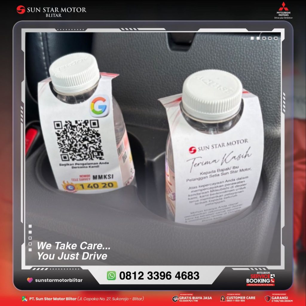 GIFT WATER JOURNEY UNTUK KONSUMEN PT SUN STAR MOTOR BLITAR