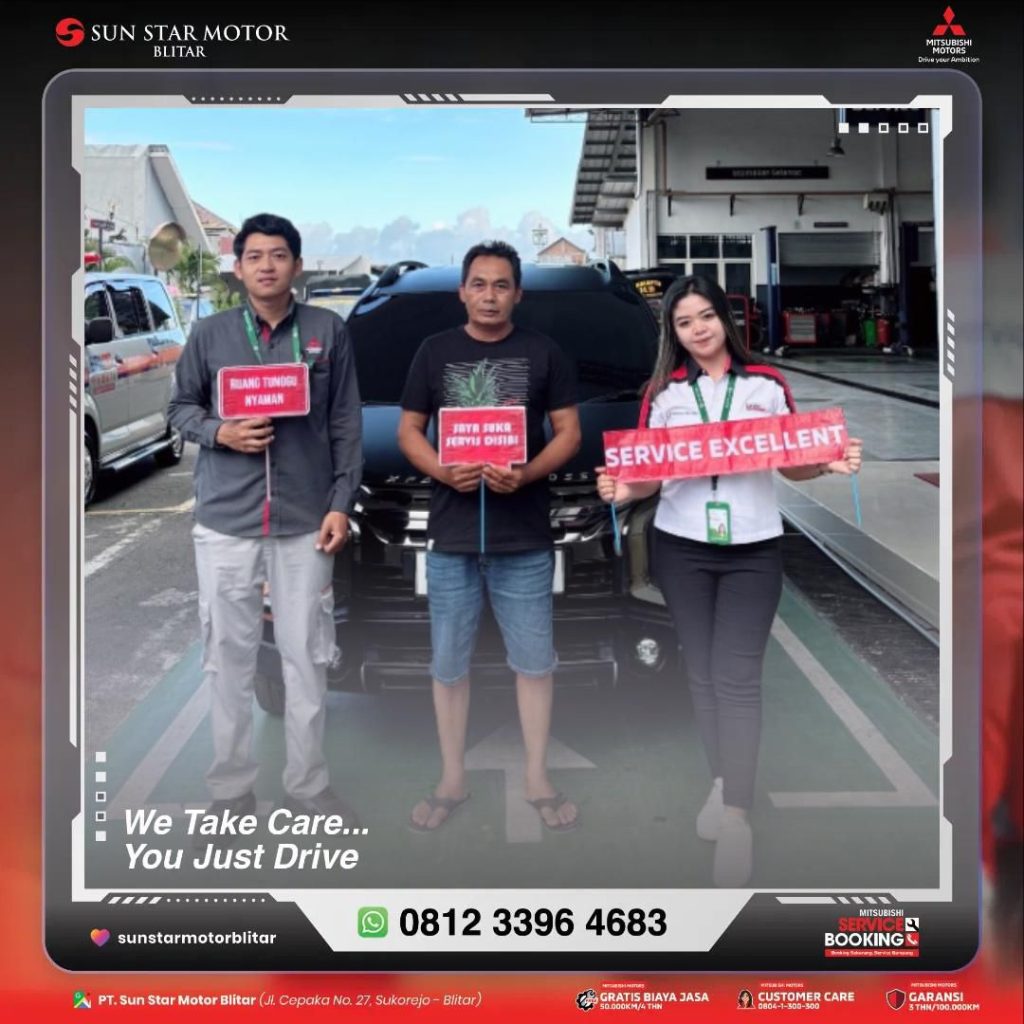 penyerahan Kendaraan Setelah Service di PT SUN STAR MOTOR BLITAR