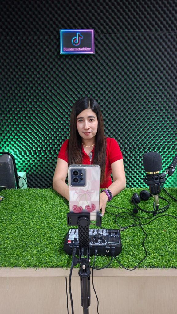 AKTIVITAS LIVE TIK TOK TEAM MARKETING PT SUN STAR MOTOR BLITAR