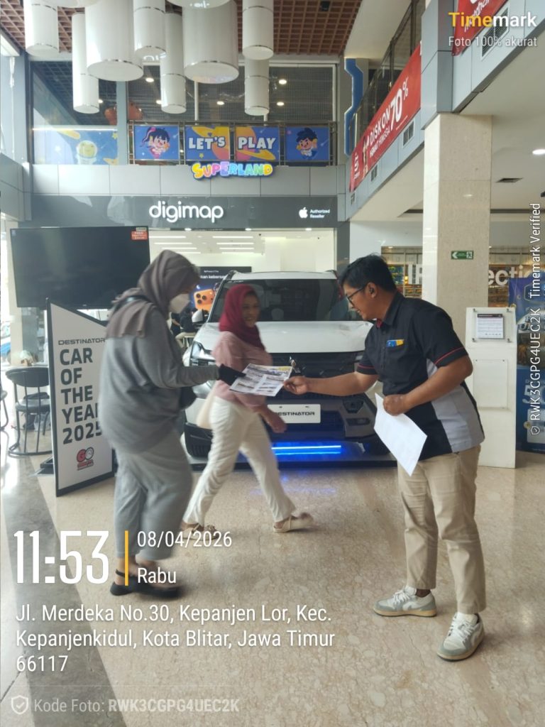 PAMERAN MITSUBISHI DESTINATOR DI MALL BLITAR SQUARE