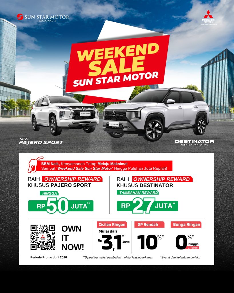 WEEKEND SALE PROMO SUN STAR MOTOR BLITAR