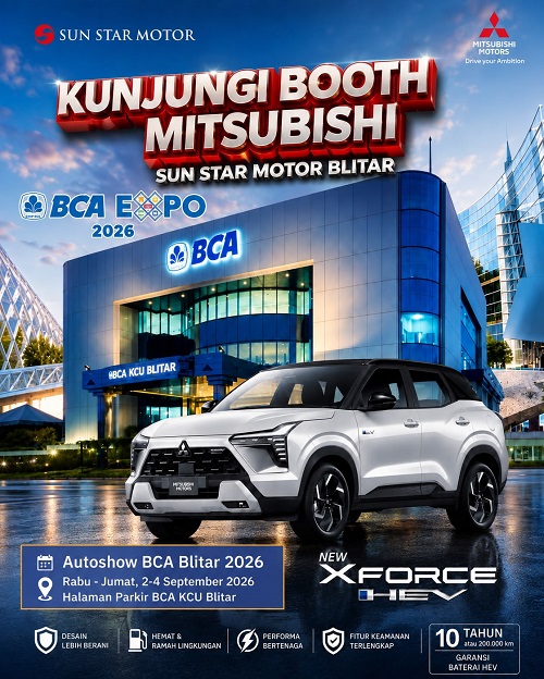 EVENT TEST DRIVE MITSUBISHI XFORCE HEV DI BANK BCA BLITAR