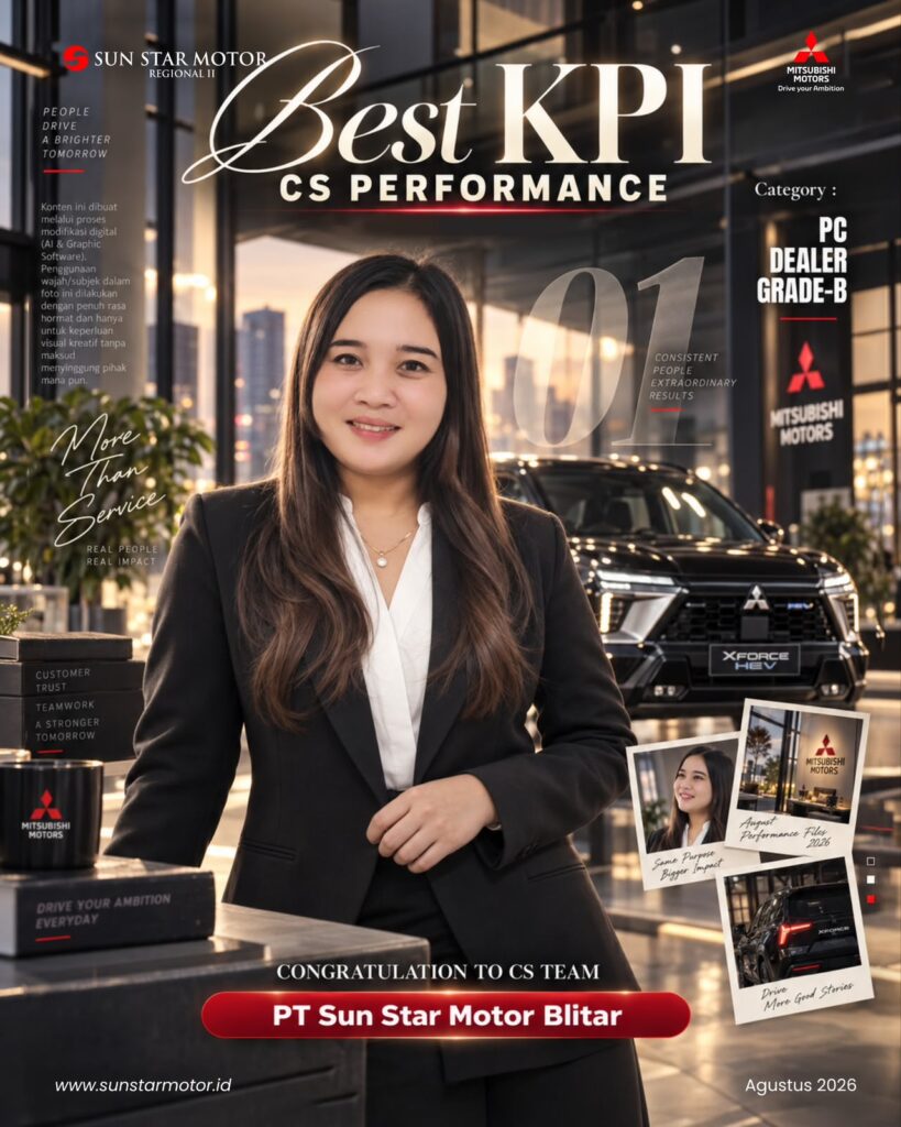 BEST CS PERFORMANCE BULAN AGUSTUS 2026 PT SUN STAR MOTOR BLITAR