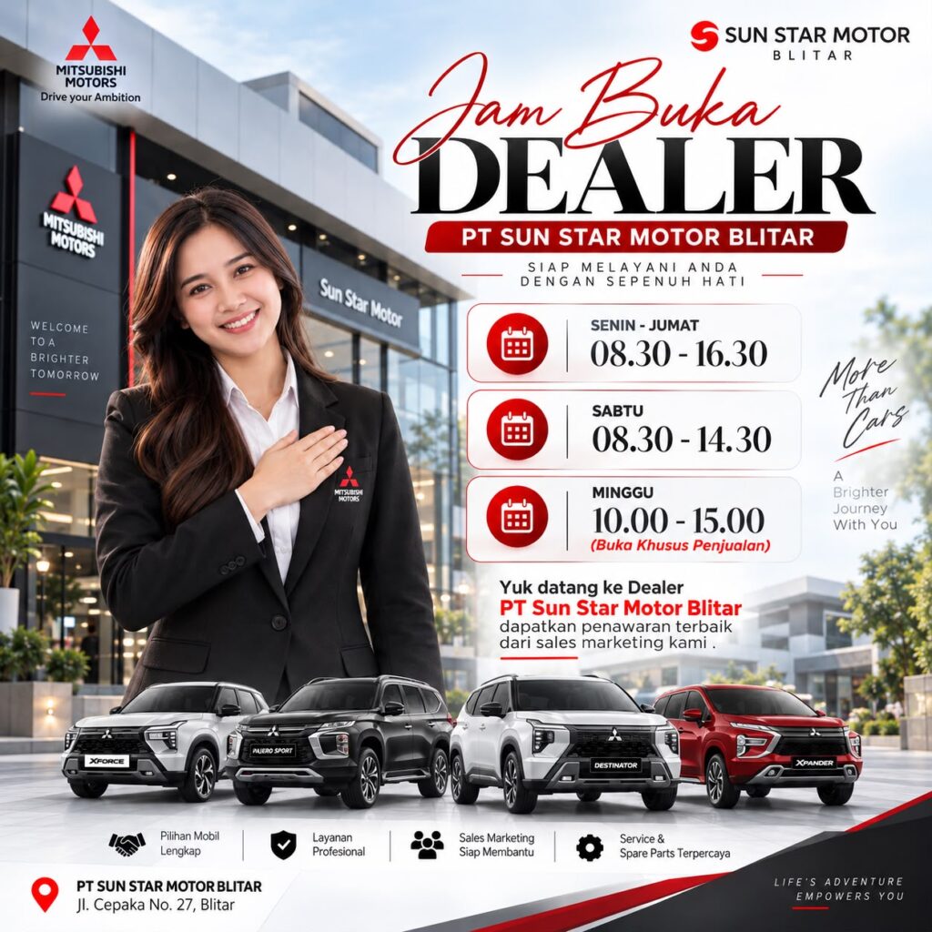 INFORMASI JAM OPERASIONAL PT SUN STAR MOTOR BLITAR