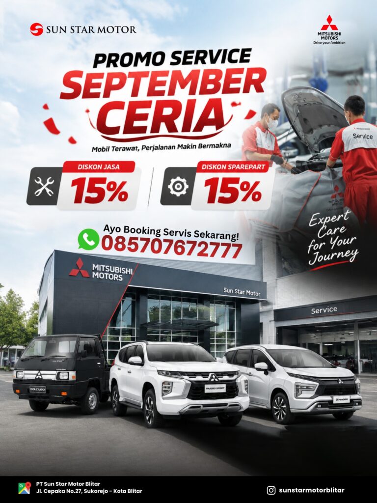 pROMO SERVICE SEPTEMBER CERIA PT SUN STAR MOTOR BLITAR