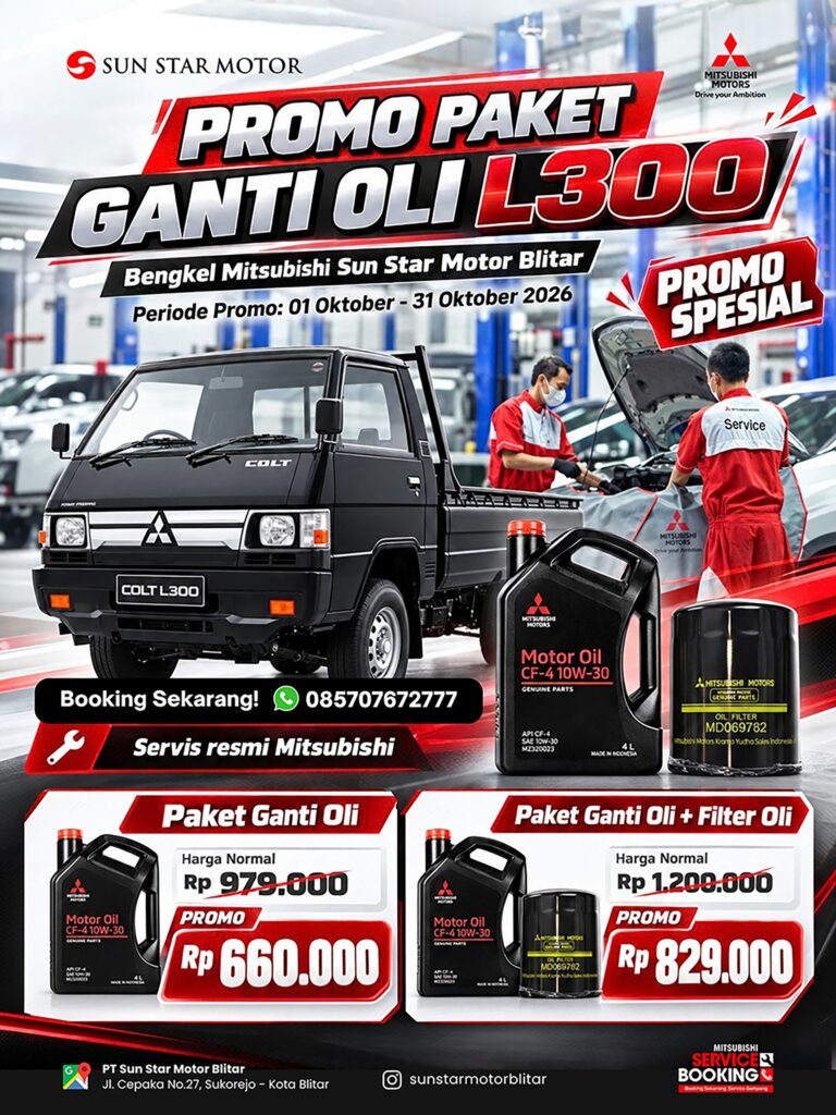 🚛 PROMO SPESIAL GANTI OLI MITSUBISHI L300! 🚛