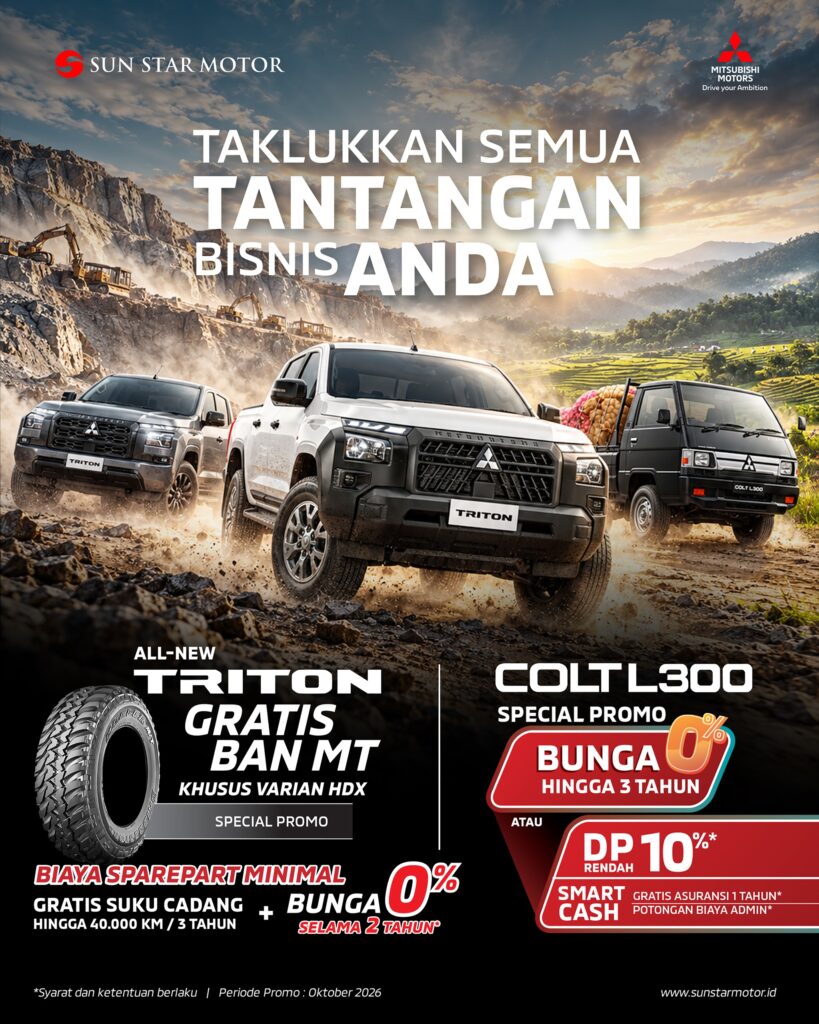 🔥 TAKLUKKAN SEMUA TANTANGAN BISNIS ANDA dENGAN MITSUBISHI TRITON ! 🔥
