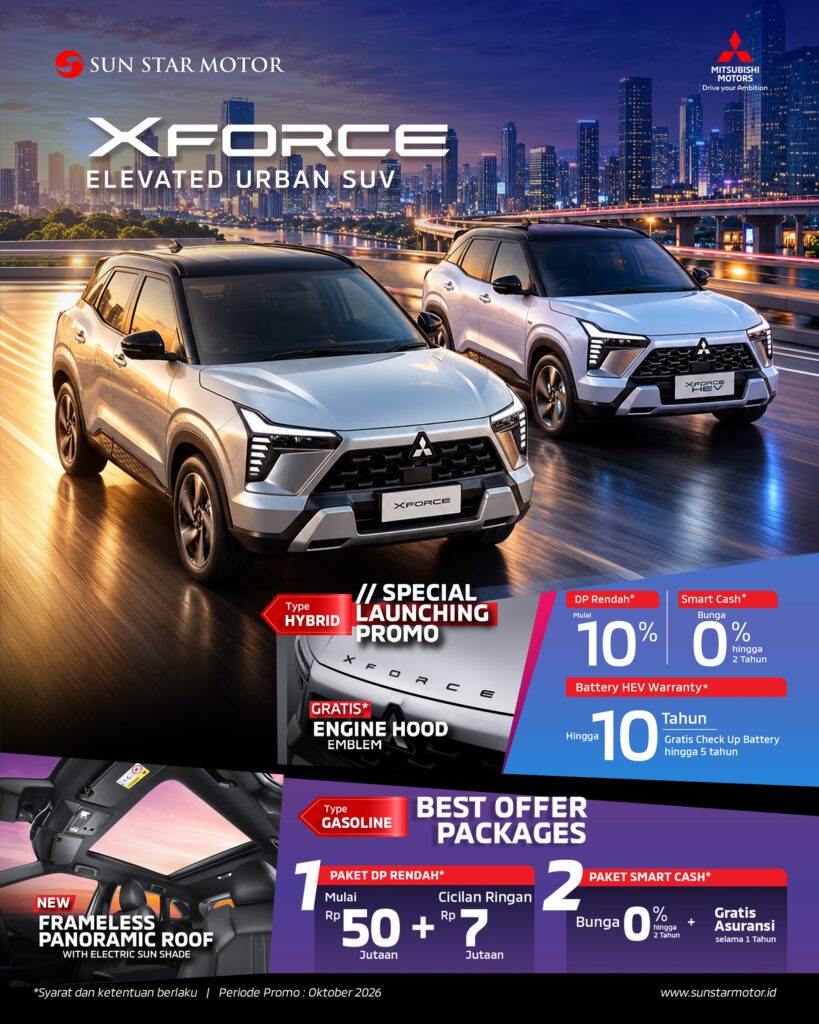 PROMO MIDYEAR SALE MITSUBISHI XFORCE